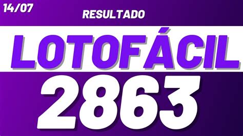 resultado da lotofácil concurso 2863 - SAIU: Resultado Lotofácil 2863 de hoje, sexta